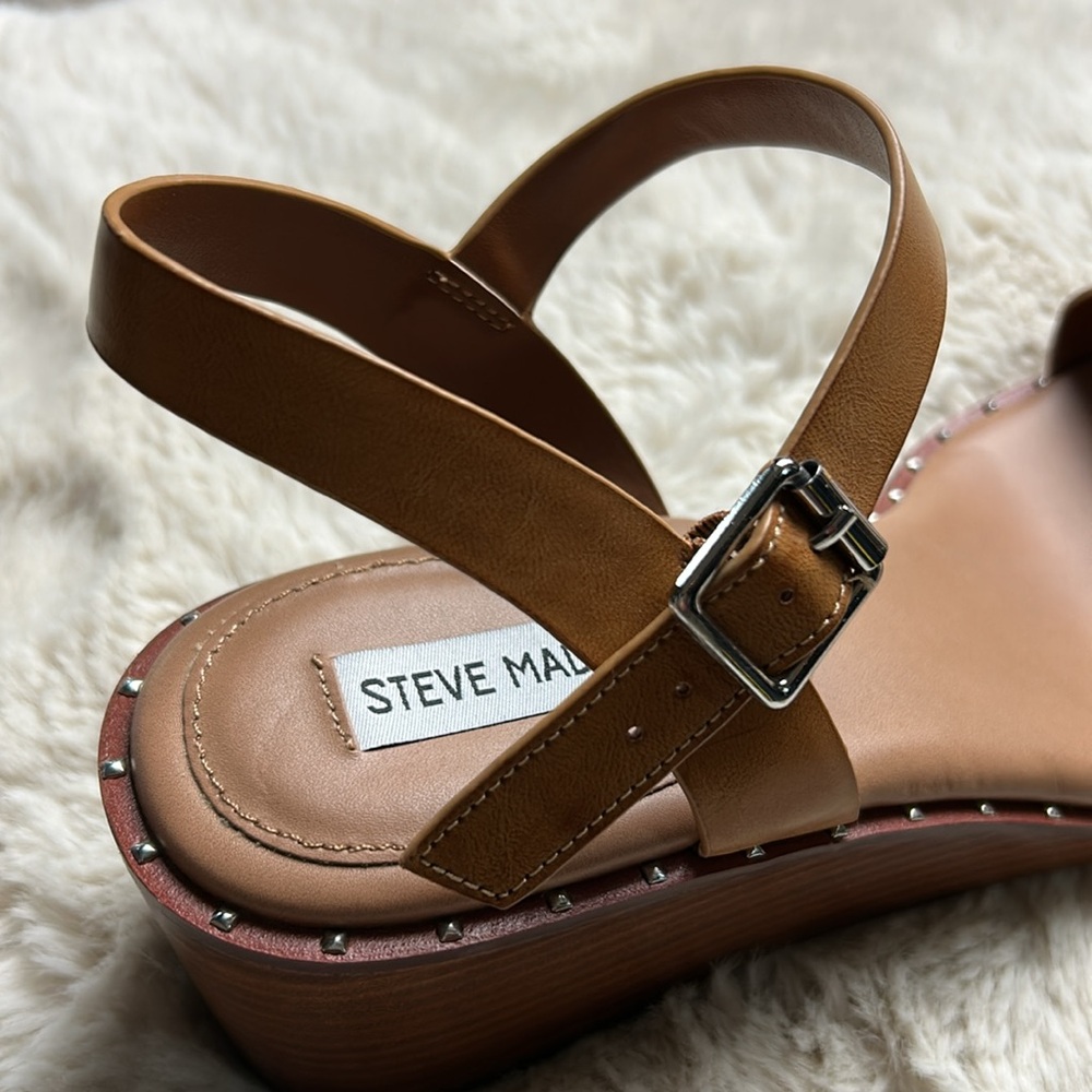 Steve Madden Slingback Wedge Sandals Size 12 - Picture 9 of 11